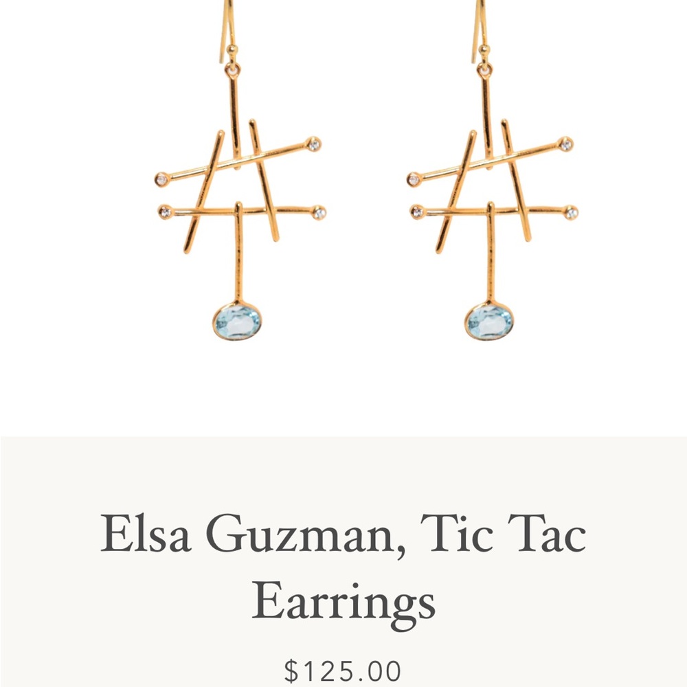New Elsa Guzman Tic Tac Earrings - Picture 2 of 5
